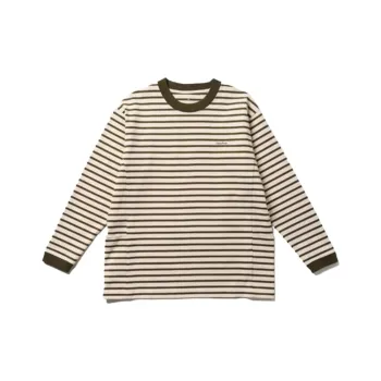 Snow Peak SS25 Heavy Cotton Border T Shirt Unisex
