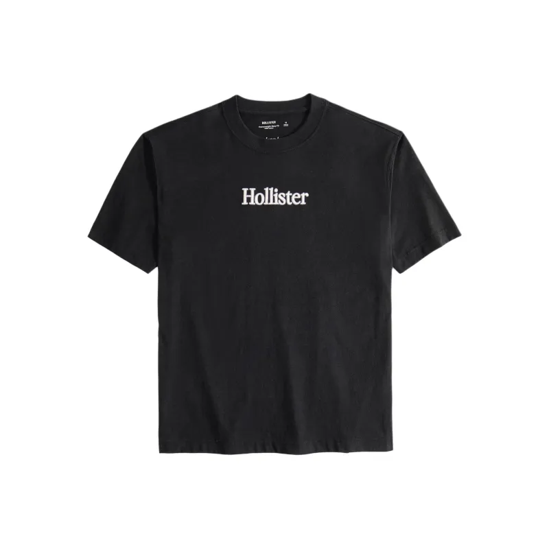 Hollister T Shirts Unisex Black-0