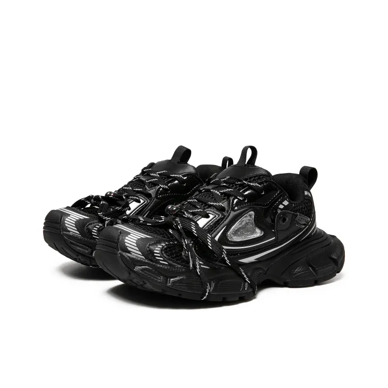 FINEPLAN Anti Slip And Wear Resistant Height Increasing Low Top Chunky Sneakers Unisex-12
