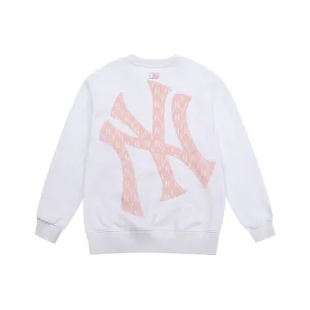 MLB Old Flower Sweatshirts Unisex White
