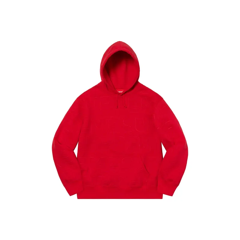 Supreme Embossed Logos Hooded Sweatshirt-3
