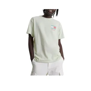 Tommy Hilfiger T Shirt Men's Light Green