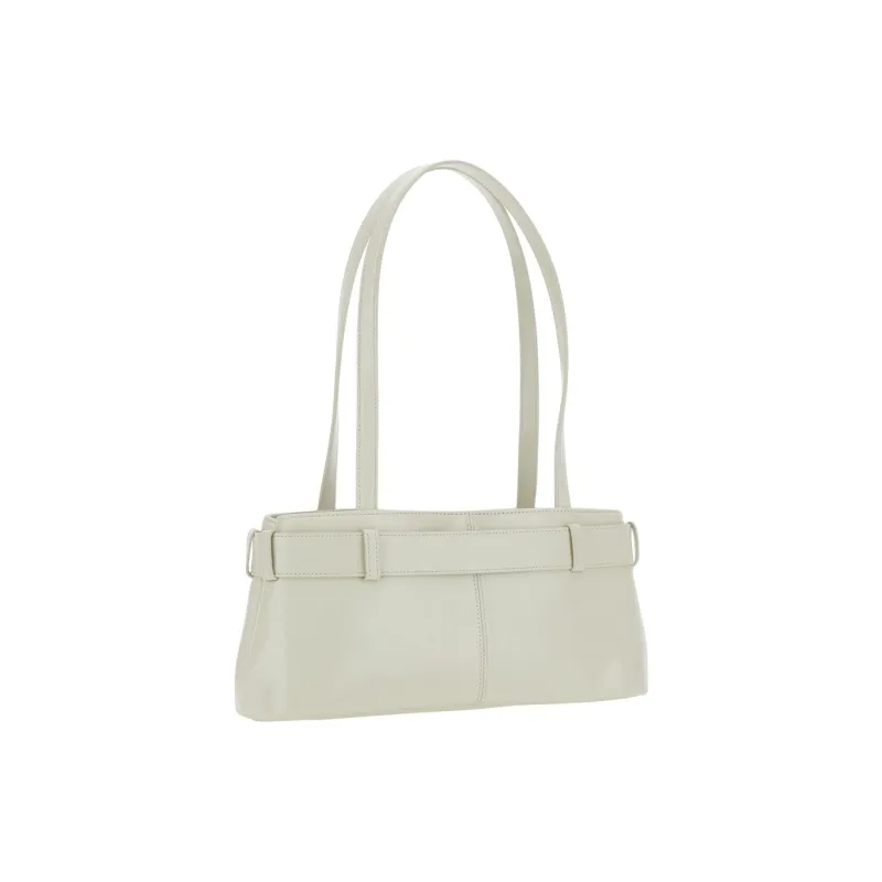 OSOI Leather Shoulder Bag Women's White-3