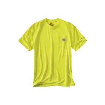 Carhartt T Shirt Men's Bright Yellow Green