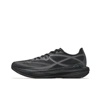Anta Light Breeze Anti Slip And Wear Resistant Coverage Low Top Casual Running Shoes Men's Black Castle Gray