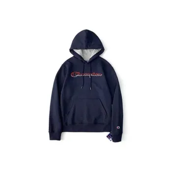 Champion Sweatshirt US Version Unisex Navy Blue