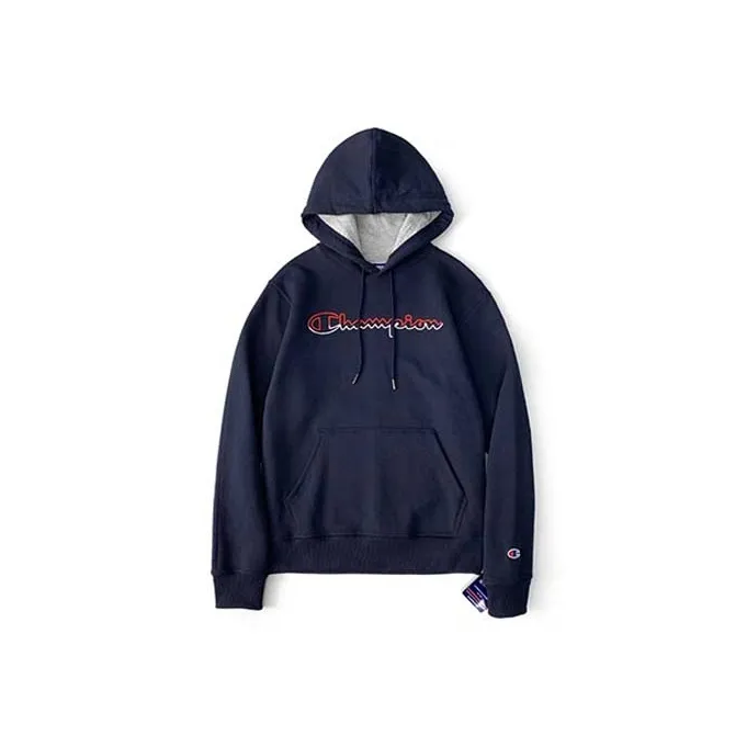 Champion Sweatshirt US Version Unisex Navy Blue-0