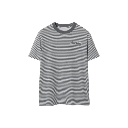 Burberry Striped Cotton T shirt
