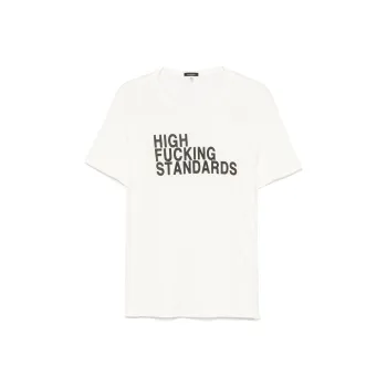 R13 Text print T shirt