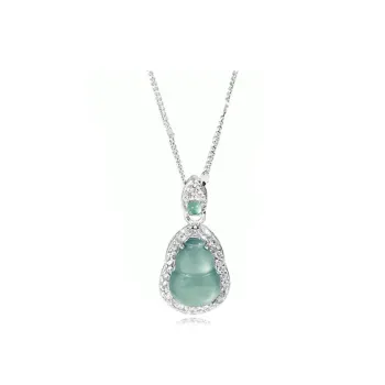 Yuanyanghuangjin Glutinous Jade Jadeite Necklaces Women's
