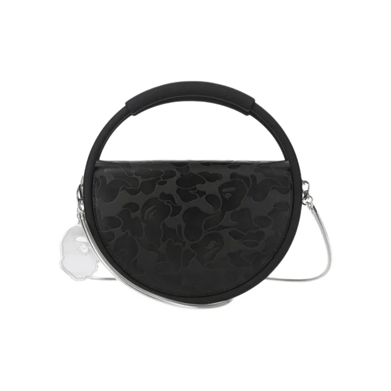 A BATHING APE NANA NANA Collaboration PVC Shoulder Bag, Crossbody Bag, Handbag Medium Size Unisex White/Black-14