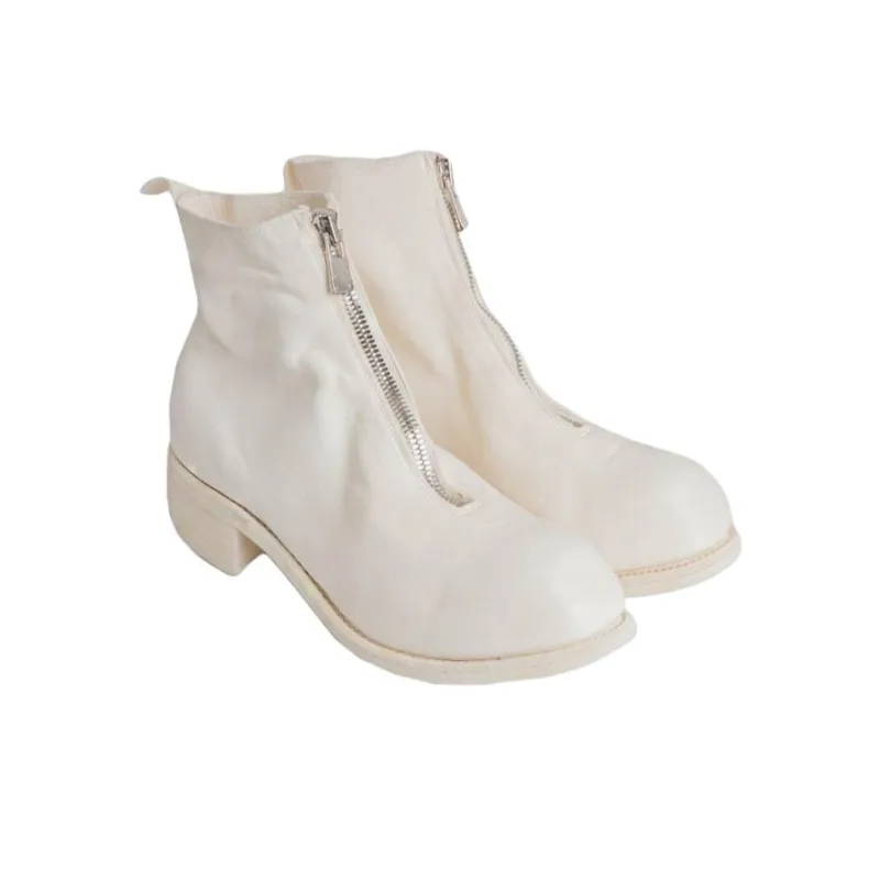 GUIDI PL1 Ankle Boots Women's White-2