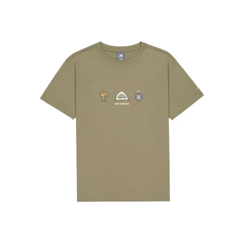 New Balance T Shirt Men's Olive Green-0