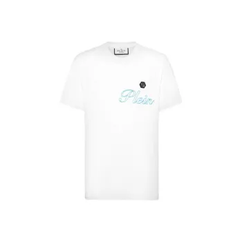 PHILIPP PLEIN Logo print Cotton T shirt