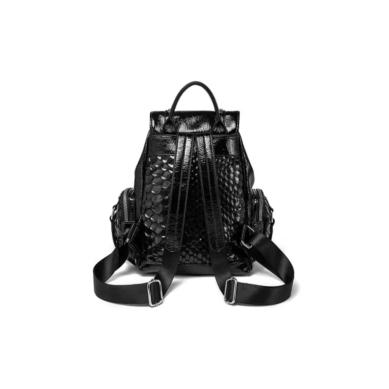 CLEVER& KETCH PU Backpack Regular Unisex Black/Gray-3