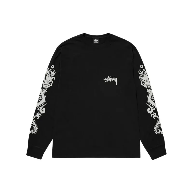 Stussy Dragons Pigment Dyed L/S Tee-0