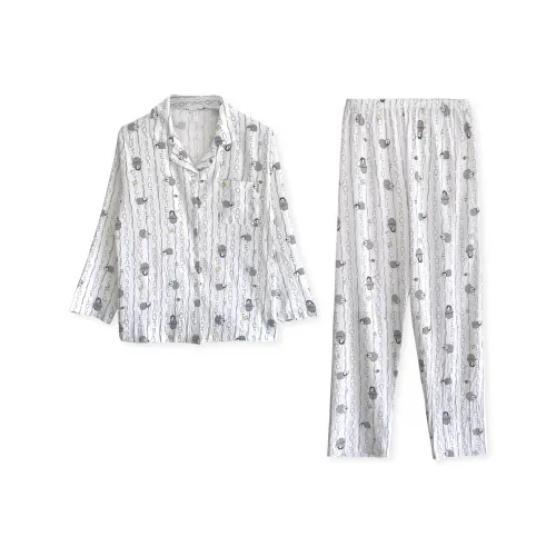 XIAFENYAN Pajama Set Women's Apricot