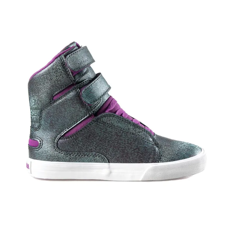 SUPRA Women's Society 2 'Grey Purple Fur' Women's-1