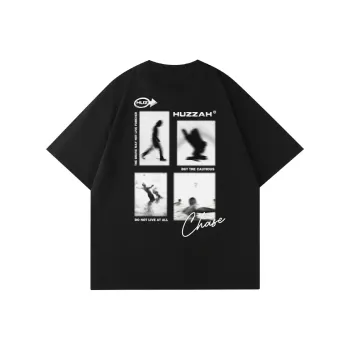 Huzzah Crew Neck Short Sleeved T Shirts Unisex