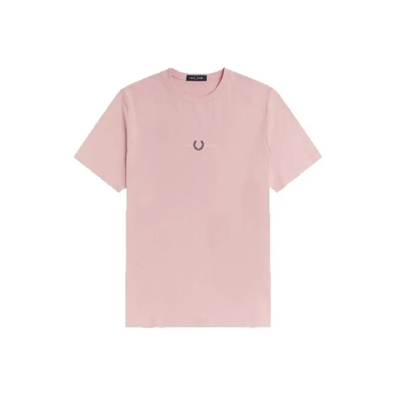 FRED PERRY T Shirts Men Pink-0