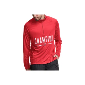 Champion Stand Collar Regular Sweatshirt Men's Red