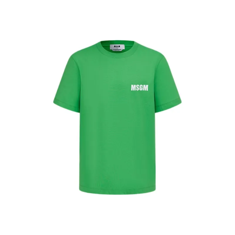 MSGM T Shirt Men's Emerald Green-0