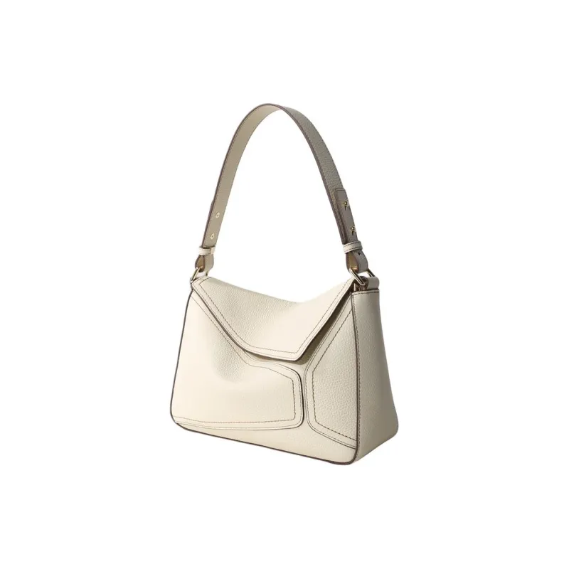 MINIBIRD Top Grain Cow Leather Geometric Shoulder Bag, Crossbody Bag Medium Size Women's Multicolor-21
