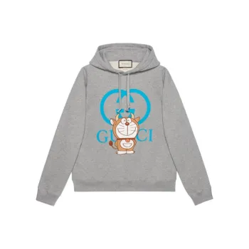 GUCCI x Doraemon Sweatshirt Men's Gray