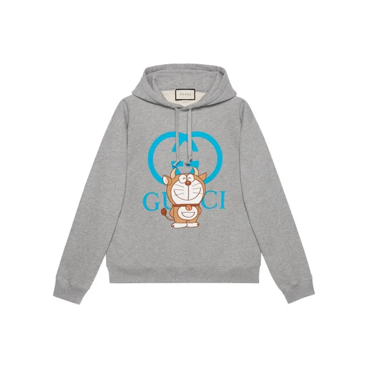 GUCCI x Doraemon Sweatshirt Men's Gray-0