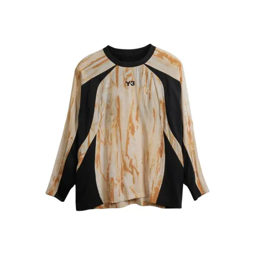 Y 3 Rust dye Longsleeved T shirt