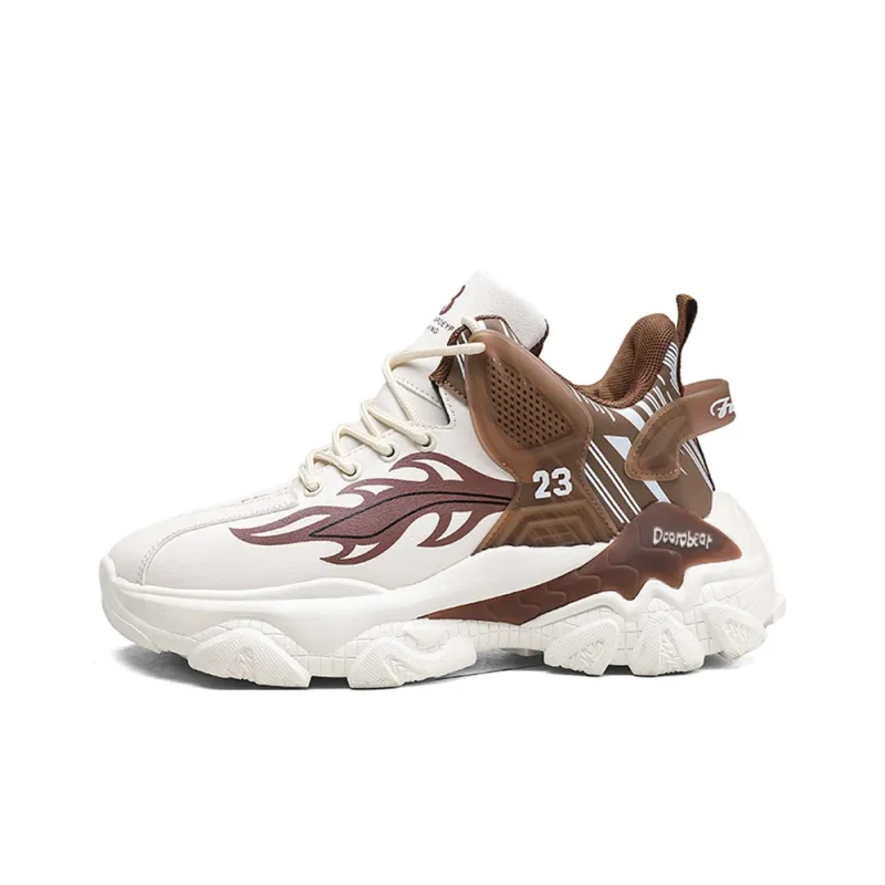 Budding Bear Anti Slip And Wear Resistant Lightweight Height Increasing Coverage Low Top Chunky Sneakers Men's-9