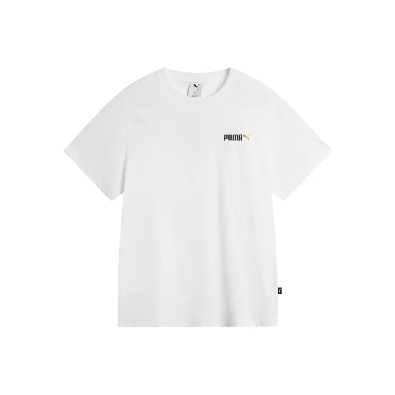 PUMA ESS 2 COLOR SMALL NO. 2 LOGO T Shirt Unisex White-0