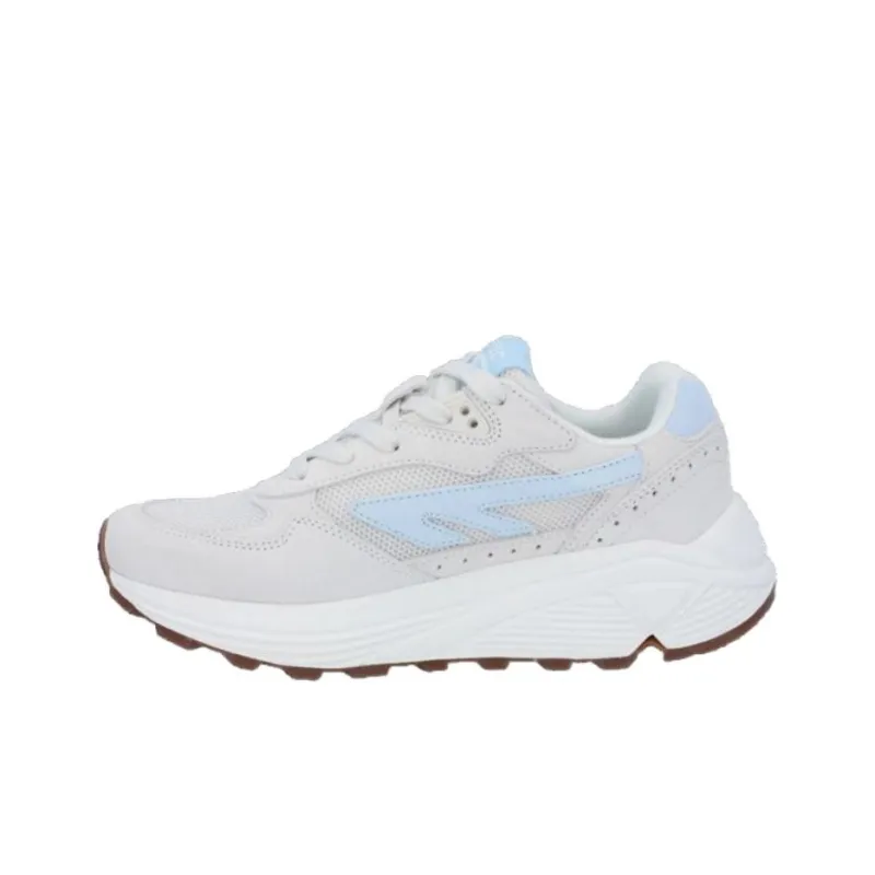 HI TEC Anti Slip Wear Resistant Low Top Casual Shoes Unisex White Blue-1
