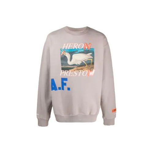 HERON PRESTON Graphic print Long sleeved Sweatshirt