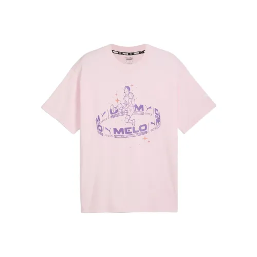 PUMA T Shirts Unisex Pink