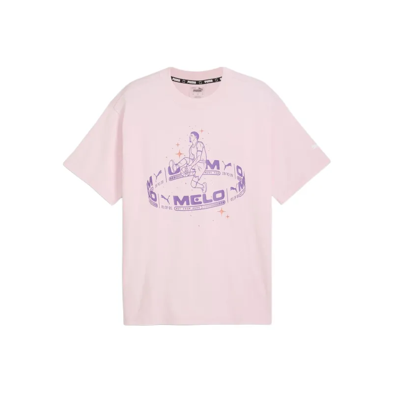 PUMA T Shirts Unisex Pink-0