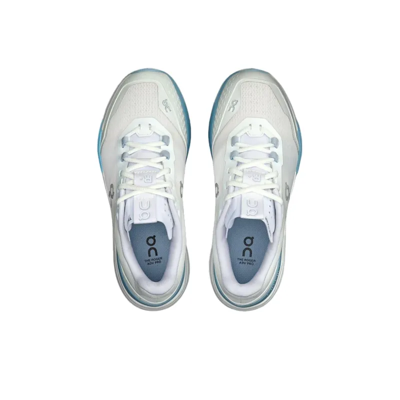 On The Roger Advantage Pro White Chambray Women's-3