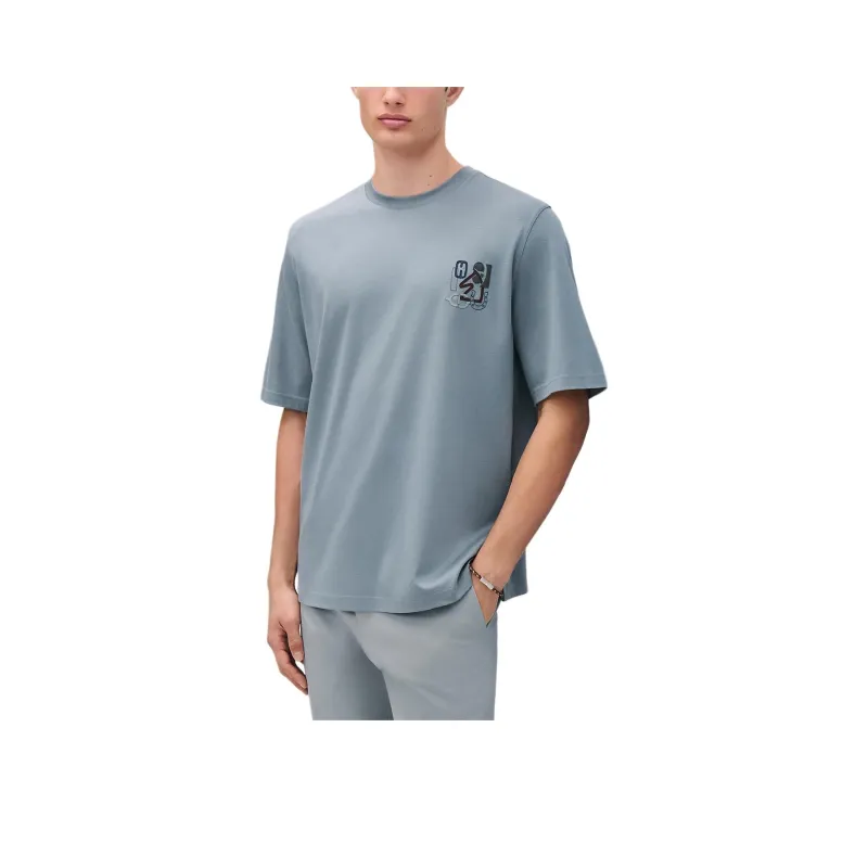 HERMES SS25 T Shirt Men's Eucalyptus Green-0