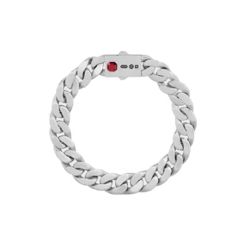 CELINE Sterling Silver With Natural Gemstones Bracelets Unisex Silver
