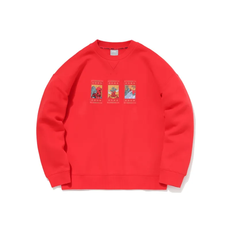 LINING Sweatshirts Men Red-0