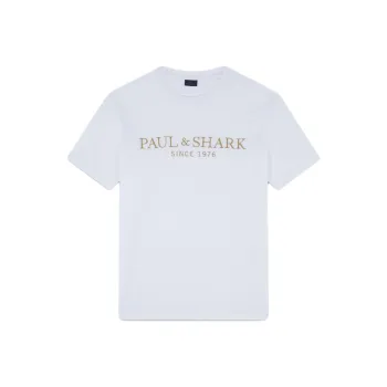 Paul & Shark Logo embroidered T shirt