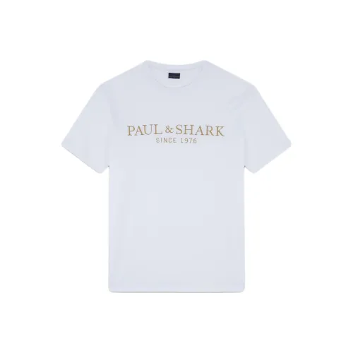 Paul & Shark Logo embroidered T shirt