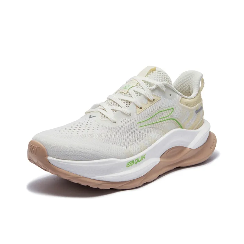 361° Fiery Red 5 Anti Slip Wear Resistant Low Top Training Running Shoes Men's Feather White Gypsum-1