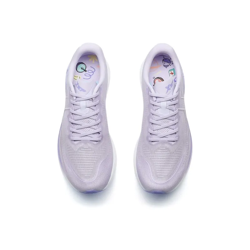 XTEP 360X 2.0 Anti Slip And Wear Resistant Rebound Low Top Carbon Plate Training Casual Running Shoes Men's Blue Purple-4