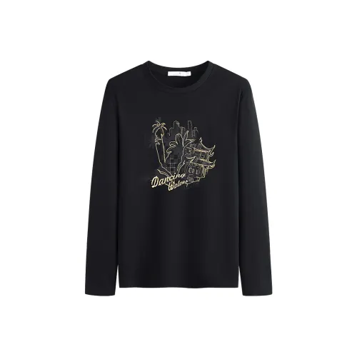 Dance With Wolves T Shirt Men's Black