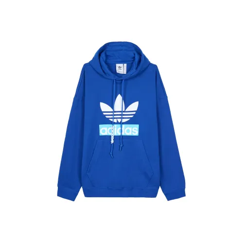 Adidas Originals BIG TREFOIL Sweatshirts Men Collegiate Blue