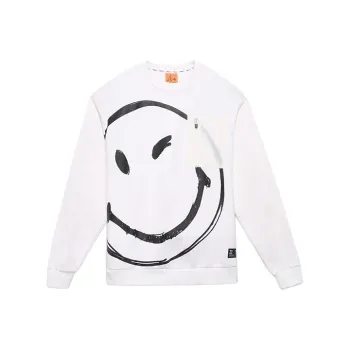TSMLXLT Sweatshirt Unisex Raw White