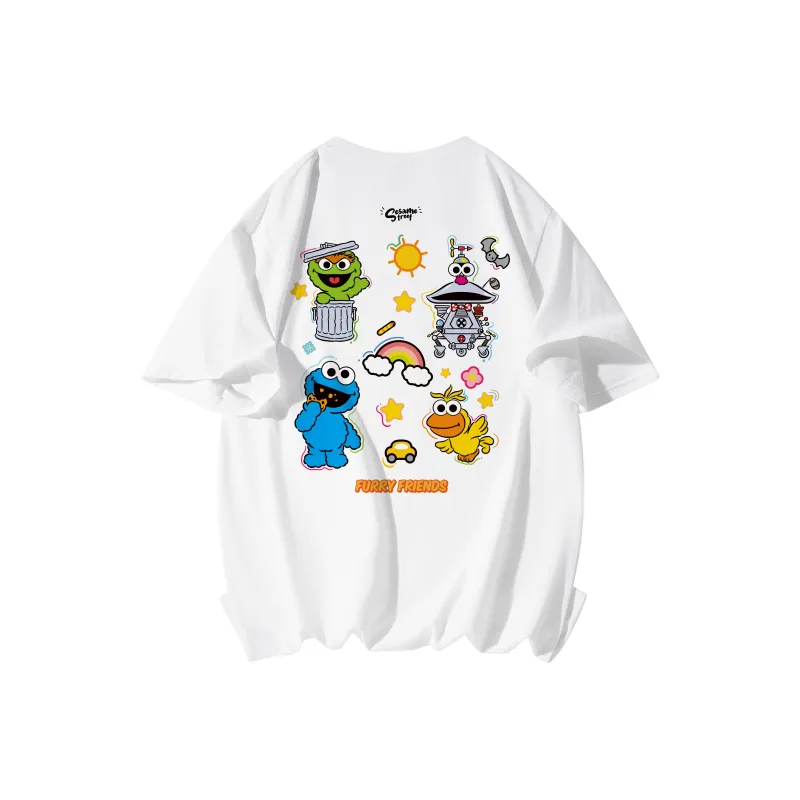 SESAME STREET Short Sleeved T Shirts Unisex-2