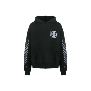 RHUDE Classic Checker Graphic Hoodie
