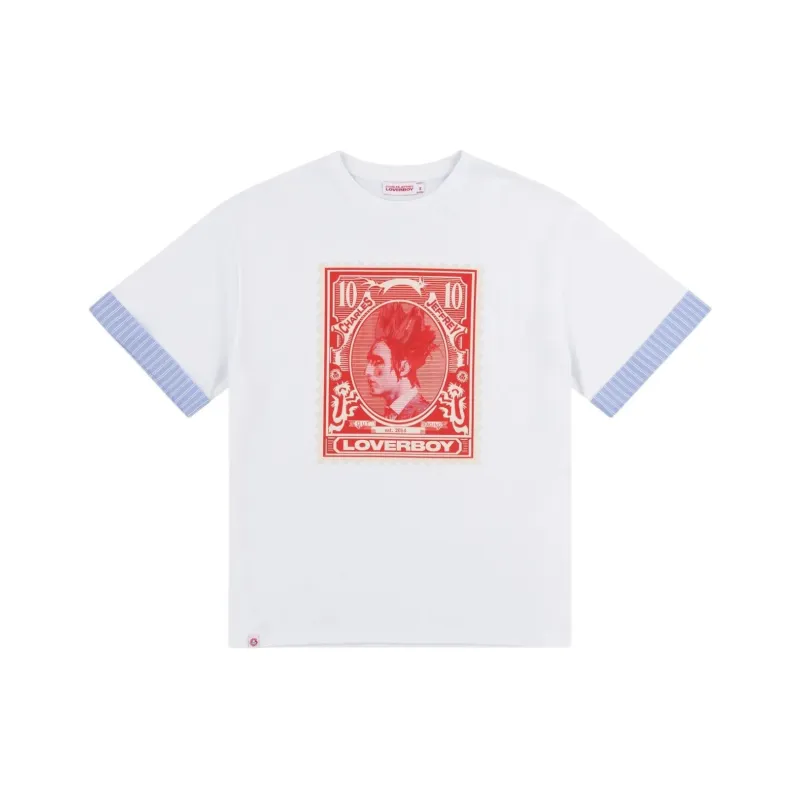 CHARLES JEFFREY Loverboy Turn Up T shirt-0